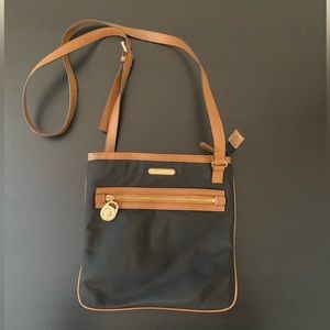 Michael Kors black & brown crossbody